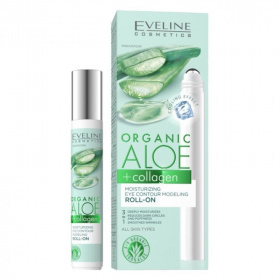 Eveline Organic Aloe+Collagen hidratáló szemkontúr formázó roll-on 15ml