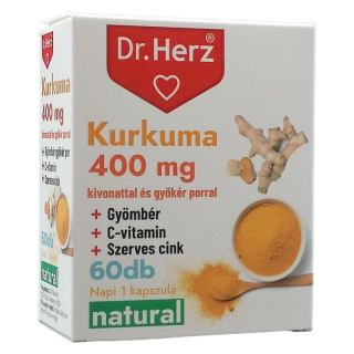 Dr. Herz Kurkuma 400 mg kapszula 60db