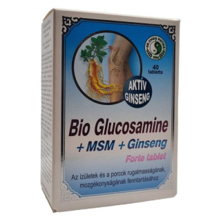 Dr. Chen bio Glucosamine + MSM + Ginseng Forte tabletta 40db