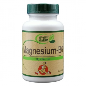 Vitamin Station Magnézium + B6 tabletta 60db
