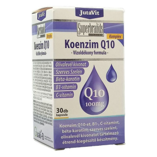 JutaVit Koenzim Q10 vízoldékony formula kapszula 30db