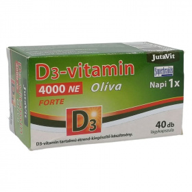 Jutavit D3-vitamin 4000NE (100µg) Olíva Forte lágykapszula 40db