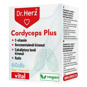 Dr. Herz cordyceps plus+c-vitamin kapszula 60db