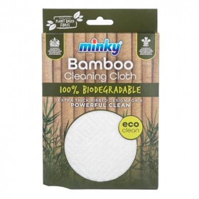 Minky eco bamboo törlőkendő (100% lebomló teljeskörű tisztítás) 1db