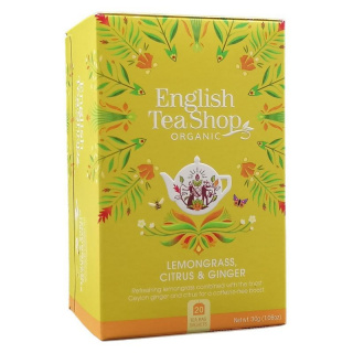 English Tea Shop bio citromfű, gyömbér & citrus tea 20db