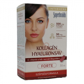 Interherb Kollagén hyaluronsav forte tabletta 30db