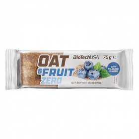 Biotech oat&fruit Zero zabszelet áfonyás 70g