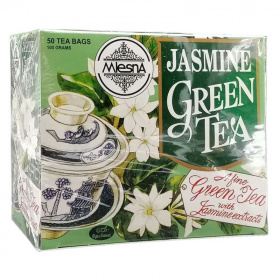 Mlesna jázmin ízesítésű zöld tea 50db