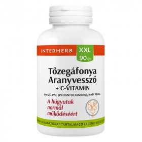 Interherb XXL Tőzegáfonya aranyvessző kapszula 90db