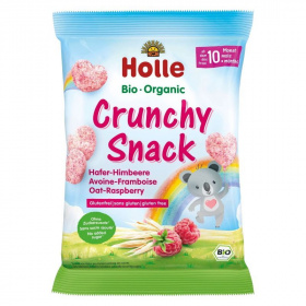 Holle bio babasnack - zab, málna (10hó+) 25g