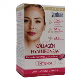 Interherb Kollagén Hyaluronsav tabletta - intense 30db
