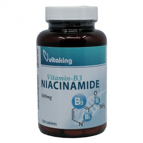 Vitaking Vitamin-B3 (Niacinamid) 500mg tabletta 100db