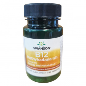 Swanson B-12 Methylcobalamin 2500mcg rágótabletta 60db