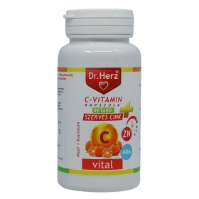 Dr. Herz C-vitamin + Cink nyújtott hatású kapszula 60db