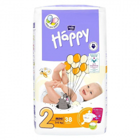 Bella Baby Happy nadrágpelenka - mini (3-6kg) 38db