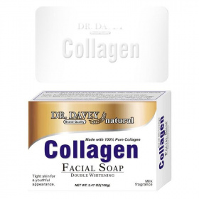 Dr. Davey natural kollagénes hidratáló hatású arctisztító szappan (100% tiszta kollagénből) 100g
