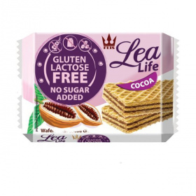 Lea Life kakaós ostyaszelet hozzáadott cukor-, glutén-, laktóz nélkül 95g