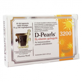 Pharma Nord D-Pearls D-vitamin gyöngyök 3200 kapszula 80db