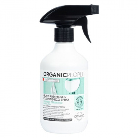 Organic People öko ablak- és tükörtisztító spray (bio fermentált fehér teával) 500ml