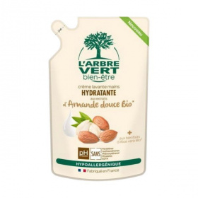 Larbre Vert folyékony szappan utántöltő - édes mandula 300ml