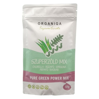Organiqa Pure Green Power (bio) Szuperzöld mix por 125g