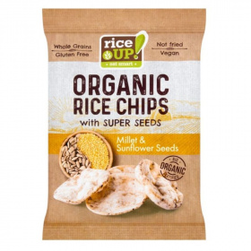 Rice Up bio rizschips - köles-napraforgó 25g