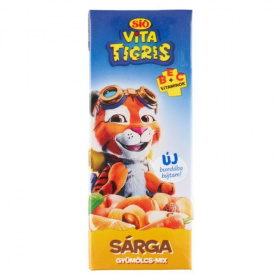 Sió Vitatigris gyümölcsital - sárga 200ml