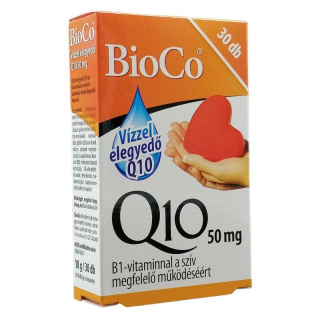 BioCo vízzel elegyedő Q10 50mg B1-vitaminnal 30db