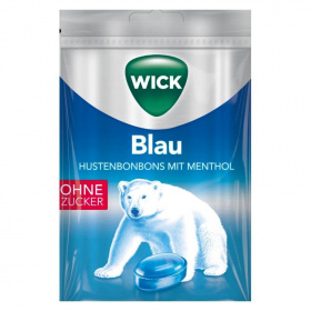 Wick BLAU mentolos torokcukor (cukormentes) 72g