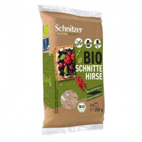 Schnitzer bio kenyér köles gluténmentes 250g
