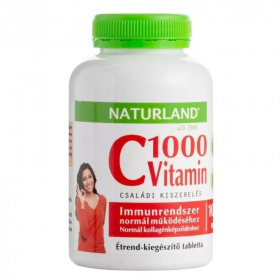 Naturland c-vitamin 1000mg 100db