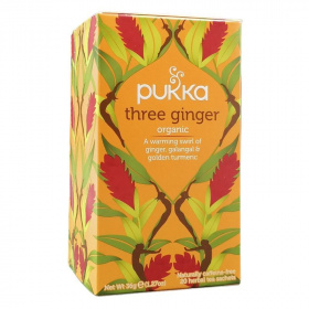 Pukka bio három gyömbér filteres tea 20db