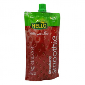 Hello Smoothie gyümölcsturmix - eper 200ml