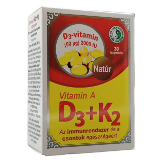 Dr. Chen A+D3+K2-vitamin kapszula 30db