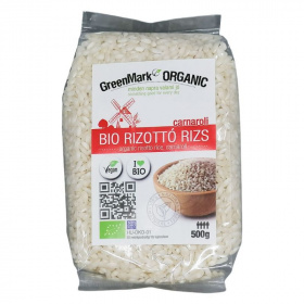 GreenMark bio fehér carnaroli rizottó rizs 500g