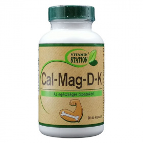 Vitamin Station Cal-Mag-D-K Vitamin kapszula 90db