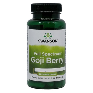 Swanson Goji Berry (Wolfberry) 500mg kapszula 60db
