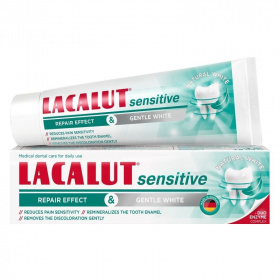 Lacalut sensitive repair effect & gentle white fogkrém 75ml