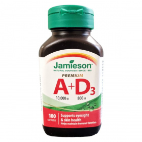 Jamieson A+D3-vitamin 10000IU/800IU kapszula 100db