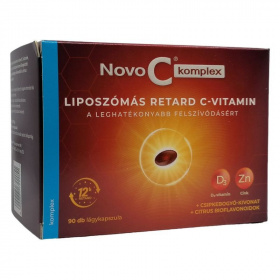 Novo C Komplex liposzómás retard C-vitamin kapszula 90db