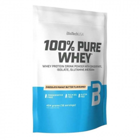 BioTechUsa 100% Pure Whey (csokoládé-mogyoróvaj) 454g