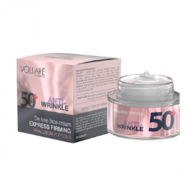 Vollaré Anti Wrinkle 50+ hyaluronsavas és növényi peptides bőrfeszesítő arckrém 50ml