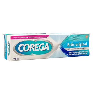 Corega Original erős műfogsorrögzítő krém 40g