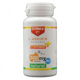 Dr. Herz L-Arginin + C-vitamin 500mg kapszula 50db