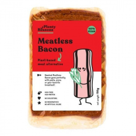 Plenty Reasons meatless vegán bacon jellegű készítmény 150g
