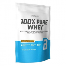 BioTechUsa 100% Pure Whey (mogyoró) 454g