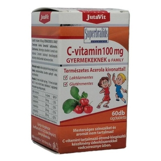 JutaVit C-vitamin 100mg gyermekeknek rágótabletta 60db
