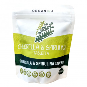 Organiqa Bio Chlorella és Spirulina tabletta 250db