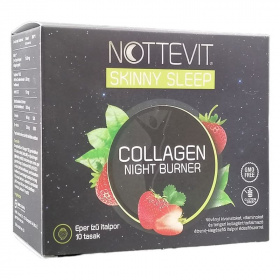 Nottevit Skinny sleep collagen night burner eper ízű italpor 10db