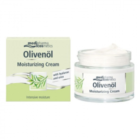 Olivenöl hidratáló arckrém (hialuronnal és ureával) 50ml